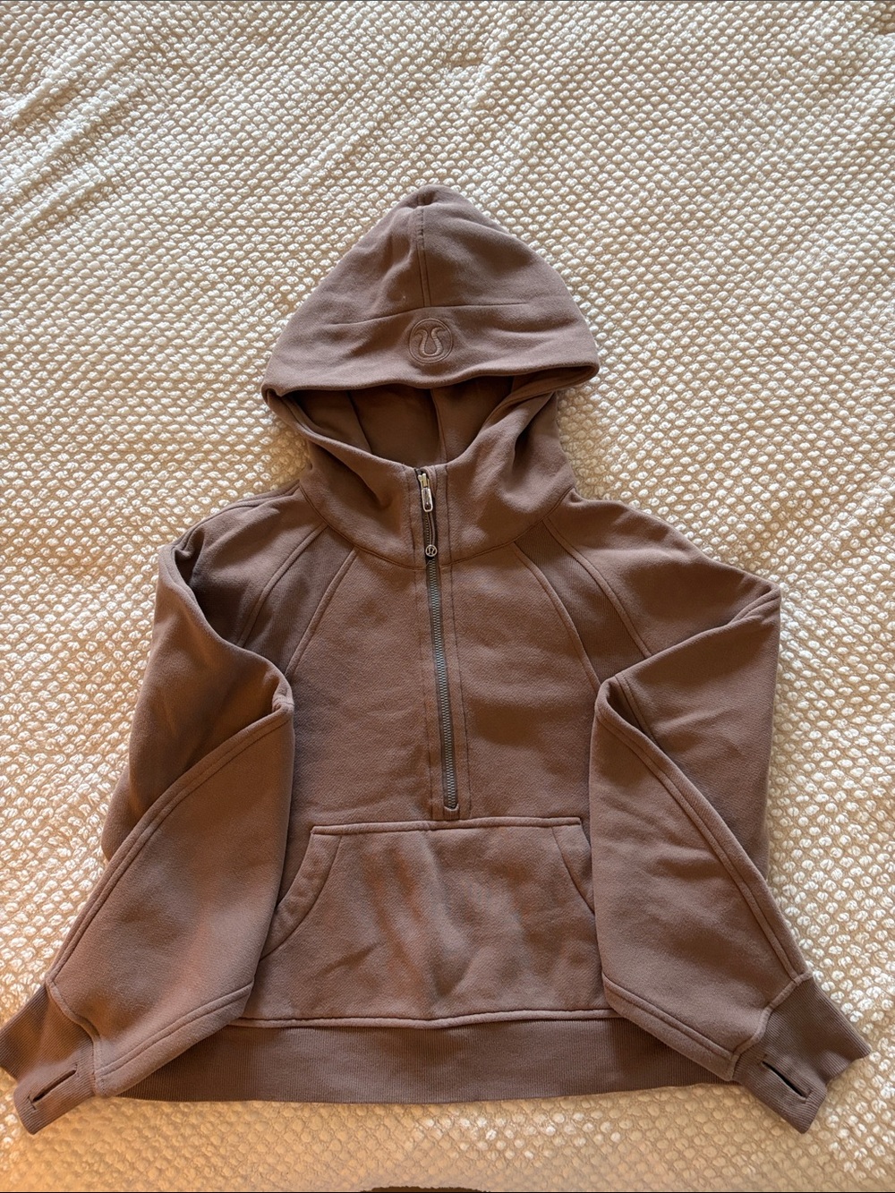 lululemon athletica Kids Chestnut Half-Zip Hoodie